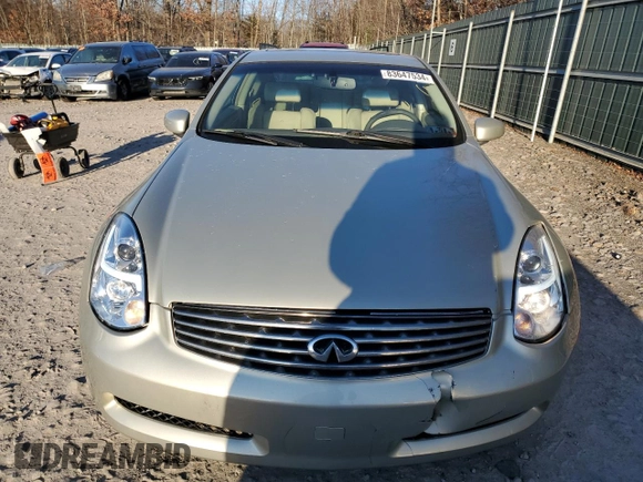 2007 Infiniti G35 Coupe with VIN JNKCV54E57M900489, listed as a Copart auction lot 83647534 with 234,690 mi miles and Salvage Title. Bid and sale history available at carsss.com. Image 5.