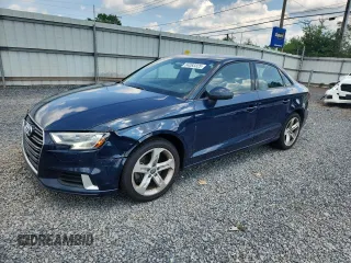 2017 Audi A3 with VIN WAUB8HFF0H1057880, listed as a Copart auction lot 64083325 with 127,041 mi miles and Salvage title. Bid and sale history available at DreamBid. Image 1.