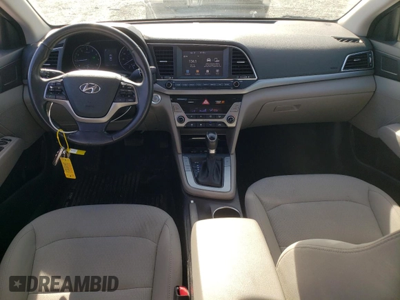 2018 Hyundai Elantra SEL with VIN 5NPD84LF9JH402248, listed as a Copart auction lot 53633005 with 47,578 mi miles and Salvage Title. Bid and sale history available at DreamBid. Image 8.