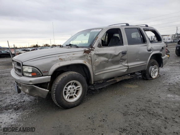 2000 Dodge Durango with VIN 1B4HS28N9YF186703, listed as a Copart auction lot 85129124 with 228,402 mi miles and Salvage Title. Bid and sale history available at carsss.com. Image 1.