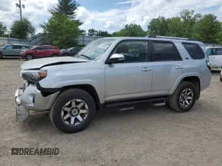 2023 Toyota 4Runner SR5 Premium with VIN JTENU5JR1P6154675, listed as a Copart auction lot 61593655 with 52,048 mi miles and Salvage title. Bid and sale history available at DreamBid. Image 1.