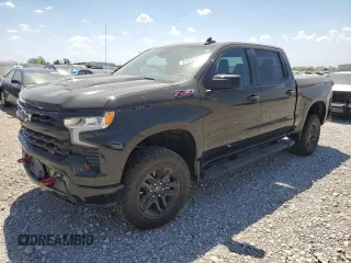 2023 Chevrolet Silverado 1500 LT Trail Boss with VIN 3GCUDFED0PG109052, listed as a Copart auction lot 52438905 with 28,030 mi miles and Salvage Title. Bid and sale history available at DreamBid. Image 1.