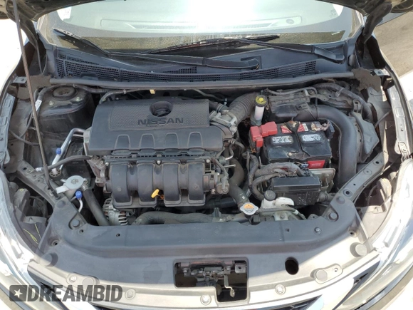 2017 Nissan Sentra SV with VIN 3N1AB7AP0HY363325, listed as a Copart auction lot 58713625 with 56,101 mi miles and Salvage title. Bid and sale history available at DreamBid. Image 11.