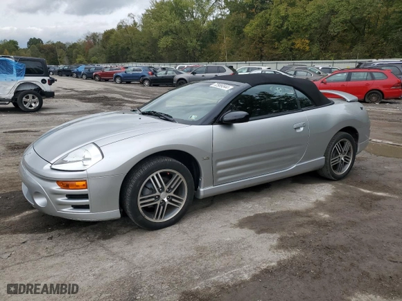 2004 Mitsubishi Eclipse GTS with VIN 4A3AE75H74E114581, listed as a Copart auction lot 72989344 with 29,479 mi miles and Salvage Title. Bid and sale history available at carsss.com. Image 1.