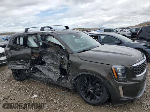 2020 Kia Telluride SX z VIN 5XYP5DHC2LG045185, wystawiony jako Copart lot #55133375 z przebiegiem 106 324 mil mil oraz Szkoda całkowita • Salvage title. Historia ofert i sprzedaży dostępna na DreamBid. Obrazek 4.