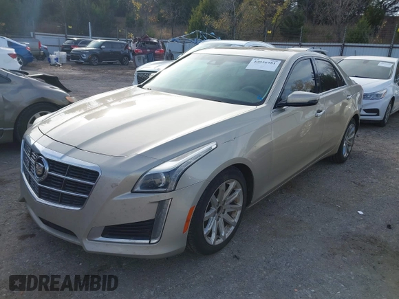 2014 Cadillac CTS Luxury RWD with VIN 1G6AR5SX5E0178417, listed as a IAAI auction lot 40956981 with 117,532 mi miles. Bid and sale history available at carsss.com. Image 2.