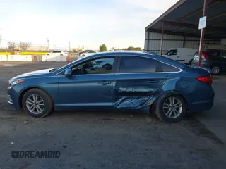 2015 Hyundai Sonata 2.4L SE with VIN 5NPE24AF3FH257823, listed as a IAAI auction lot 41226098 with 101,043 mi miles. Bid and sale history available at carsss.com. Image 14.