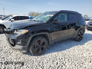 2020 Jeep Compass Latitude with VIN 3C4NJDBB0LT100664, listed as a Copart auction lot 47980585 with 78,548 mi miles and Salvage title. Bid and sale history available at DreamBid. Image 1.