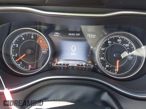 2019 Jeep Cherokee Trailhawk Elite with VIN 1C4PJMBN7KD287506, listed as a IAAI auction lot 42072589 with 108,034 mi miles and . Bid and sale history available at DreamBid. Image 7.