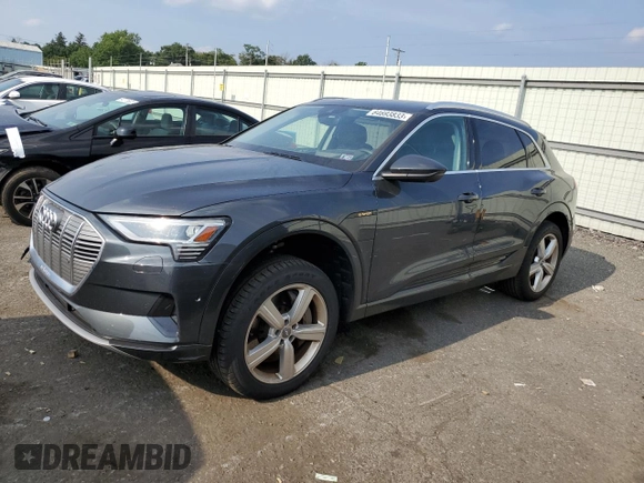 2019 Audi e-tron Prestige with VIN WA1VABGE6KB017421, listed as a Copart auction lot 64693833 with 41,396 mi miles. Bid and sale history available at carsss.com. Image 1.