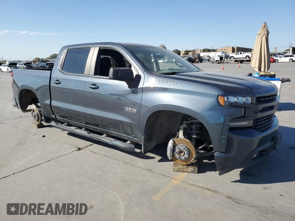 2021 Chevrolet Silverado 1500 RST with VIN 1GCPWDED5MZ392314, listed as a Copart auction lot 75276924 with 43,620 mi miles and Salvage Title. Bid and sale history available at carsss.com. Image 4.