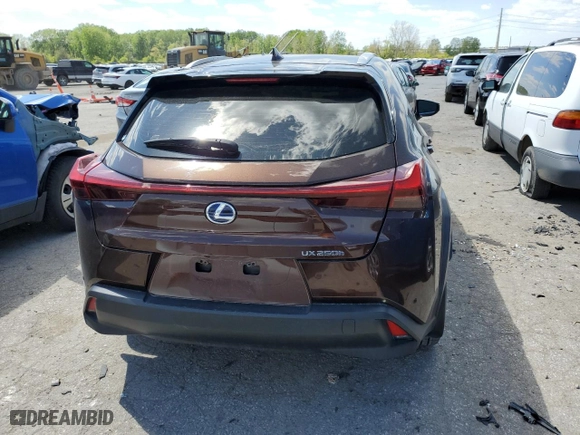 2019 Lexus UX with VIN JTHU9JBH7K2001412, listed as a Copart auction lot 50599173 with 36,574 mi miles. Bid and sale history available at carsss.com. Image 6.