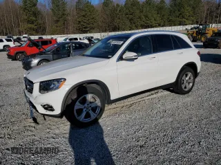 2018 Mercedes-Benz GLC with VIN WDC0G4JB4JV015585, listed as a Copart auction lot 45979095 with 61,684 mi miles and Salvage Title. Bid and sale history available at carsss.com. Image 1.