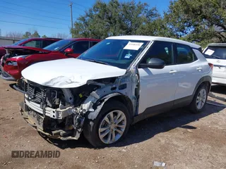 2023 Chevrolet TrailBlazer LS with VIN KL79MMS2XPB205645, listed as a IAAI auction lot 41646331 with 59,391 mi miles and . Bid and sale history available at DreamBid. Image 18.