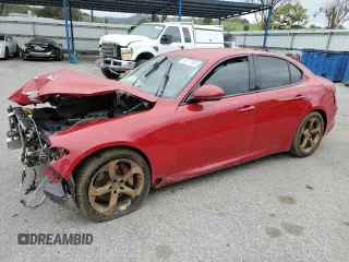2017 Alfa Romeo Giulia z VIN ZARFAEBN6H7533055, wystawiony jako Copart lot #48777655 z przebiegiem 77 348 mil mil oraz Szkoda całkowita • Salvage title. Historia ofert i sprzedaży dostępna na DreamBid. Obrazek 1.