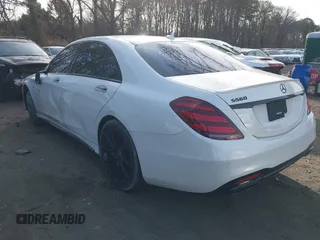2018 Mercedes-Benz S 560 with VIN WDDUG8DB1JA418379, listed as a IAAI auction lot 41604377 with 71,993 mi miles and . Bid and sale history available at carsss.com. Image 14.