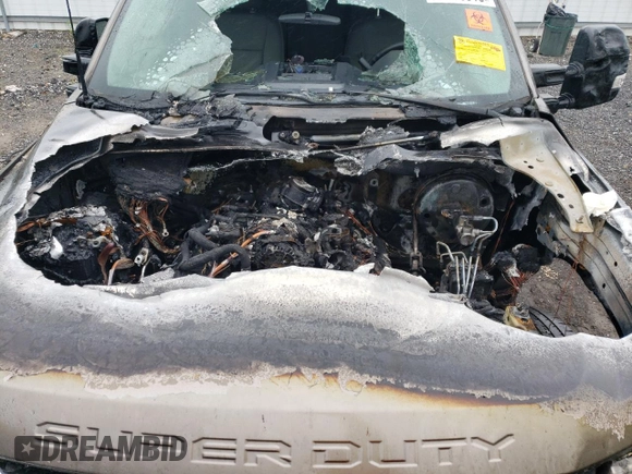 2022 Ford F-250 XL with VIN 1FT7W2B60NEF06206, listed as a Copart auction lot 57085915 with Not provided miles and Salvage title. Bid and sale history available at DreamBid. Image 11.
