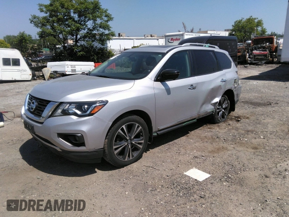 2017 Nissan Pathfinder SV with VIN 5N1DR2MN2HC602462, listed as a IAAI auction lot 39712096 with 74,298 mi miles and . Bid and sale history available at DreamBid. Image 17.