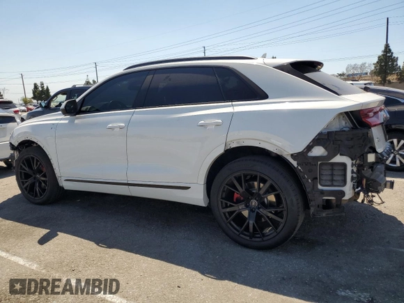 2021 Audi Q8 Premium Plus с VIN WA1EVAF10MD001560, выставлен на аукционе Copart как лот 56559745 с пробегом 68 038 миль миль и Списание • Salvage title. История ставок и продаж доступна на DreamBid. Изображение 2.