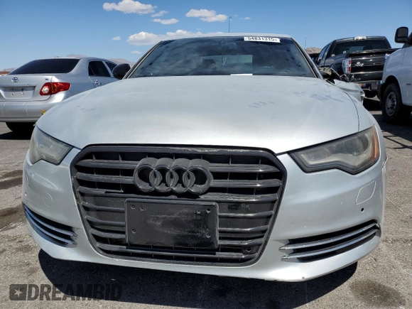 2015 Audi A6 with VIN WAUGFBFC5FN020229, listed as a Copart auction lot 54831315 with Not provided miles and Salvage title. Bid and sale history available at DreamBid. Image 5.