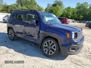 2018 Jeep Renegade Latitude z VIN ZACCJBBB5JPJ45726, wystawiony jako Copart lot #55466295 z przebiegiem 127 950 mil mil oraz Szkoda całkowita • Salvage title. Historia ofert i sprzedaży dostępna na DreamBid. Obrazek 4.