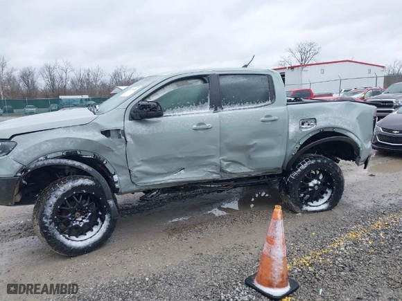 2021 Ford Ranger XL with VIN 1FTER4FH8MLD28724, listed as a IAAI auction lot 41736352 with 37,860 mi miles. Bid and sale history available at carsss.com. Image 6.