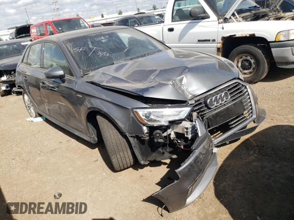 2017 Audi A3 e-tron Sportback Premium z VIN WAUUPBFF0HA040098, wystawiony jako Copart lot #67541104 z przebiegiem 17 164 mil mil oraz Szkoda całkowita • Salvage title. Historia ofert i sprzedaży dostępna na DreamBid. Obrazek 4.