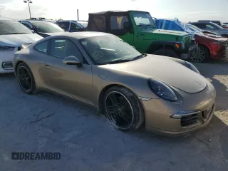 2014 Porsche 911 Carrera with VIN WP0AA2A90ES107197, listed as a Copart auction lot 75607494 with 0 mi miles and Salvage Title. Bid and sale history available at carsss.com. Image 4.