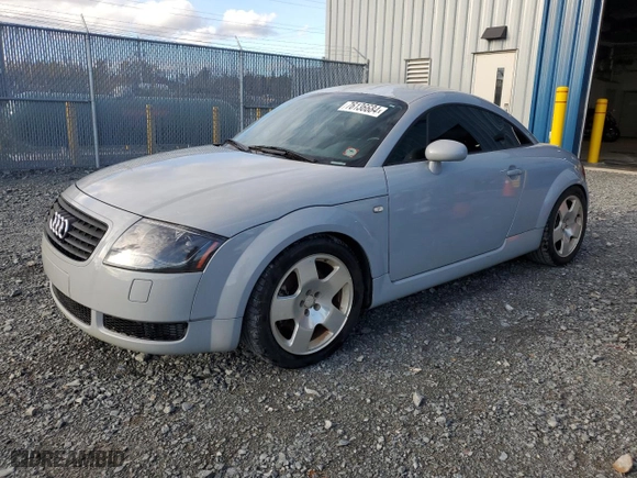 2001 Audi TT with VIN TRUWT28N511037270, listed as a Copart auction lot 76136684 with 151,922 mi miles and Clean Title. Bid and sale history available at carsss.com. Image 1.