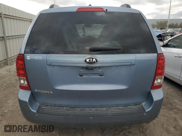 2014 Kia Sedona LX with VIN KNDMG4C78E6538916, listed as a Copart auction lot 42258495 with 145,260 mi miles and Salvage Title. Bid and sale history available at carsss.com. Image 6.