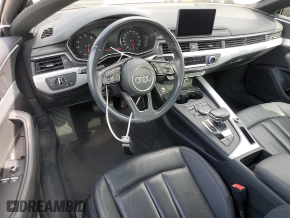 2018 Audi A5 Premium z VIN WAUNNAF59JA049769, wystawiony jako Copart lot #53304215 z przebiegiem 50 572 mil mil oraz Szkoda całkowita • Salvage title. Historia ofert i sprzedaży dostępna na DreamBid. Obrazek 8.