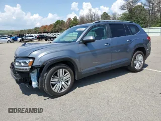 2019 Volkswagen Atlas SE with VIN 1V2UR2CA7KC525094, listed as a Copart auction lot 63902245 with 75,588 mi miles and Salvage title. Bid and sale history available at DreamBid. Image 1.