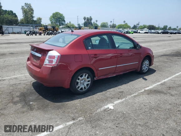 2012 Nissan Sentra S with VIN 3N1AB6AP2CL673833, listed as a Copart auction lot 59723315 with 127,073 mi miles and Salvage title. Bid and sale history available at DreamBid. Image 3.