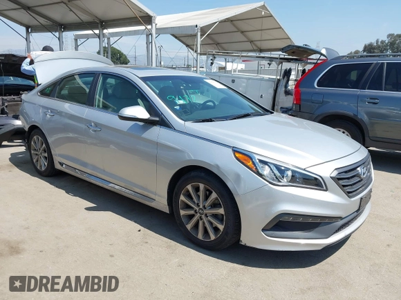 2016 Hyundai Sonata Sport with VIN 5NPE34AFXGH342933, listed as a IAAI auction lot 41956730 with 30,093 mi miles and . Bid and sale history available at DreamBid. Image 1.