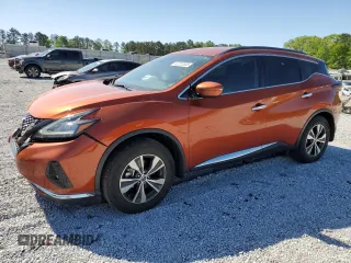 2021 Nissan Murano SV z VIN 5N1AZ2BJXMC130282, wystawiony jako Copart lot #53212005 z przebiegiem 36 693 mil mil oraz Szkoda całkowita • Salvage title. Historia ofert i sprzedaży dostępna na DreamBid. Obrazek 1.