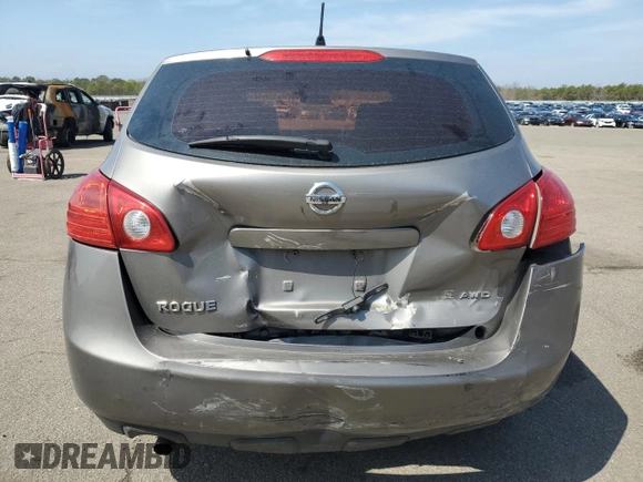 2009 Nissan Rogue S with VIN JN8AS58V79W183116, listed as a Copart auction lot 53895815 with 167,848 mi miles and Salvage Title. Bid and sale history available at carsss.com. Image 6.