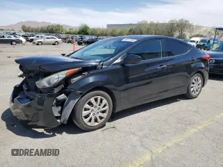 2013 Hyundai Elantra GLS with VIN 5NPDH4AE9DH214764, listed as a Copart auction lot 58972985 with 143,314 mi miles and Salvage title. Bid and sale history available at DreamBid. Image 1.