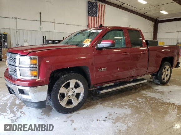 2015 Chevrolet Silverado 1500 LT with VIN 1GCRCREC7FZ376625, listed as a Copart auction lot 46661765 with 217,586 mi miles and Clean Title. Bid and sale history available at carsss.com. Image 1.