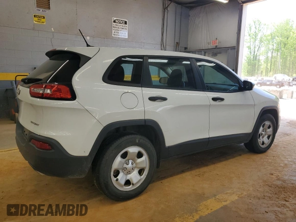 2017 Jeep Cherokee Sport z VIN 1C4PJMAS6HW566899, wystawiony jako Copart lot #52349685 z przebiegiem 155 877 mil mil oraz Szkoda całkowita • Salvage title. Historia ofert i sprzedaży dostępna na DreamBid. Obrazek 3.