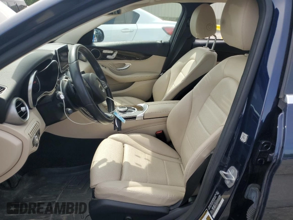 2018 Mercedes-Benz C 300 with VIN 55SWF4JB0JU276292, listed as a Copart auction lot 58014725 with 82,926 mi miles and Salvage title. Bid and sale history available at DreamBid. Image 7.