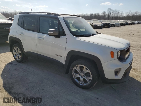 2020 Jeep Renegade Limited with VIN ZACNJBD13LPL72008, listed as a Copart auction lot 49093345 with 33,515 mi miles and Salvage title. Bid and sale history available at DreamBid. Image 4.