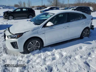 2020 Hyundai Ioniq SE with VIN KMHC65LD1LU234437, listed as a Copart auction lot 46752515 with 28,202 mi miles and Salvage title. Bid and sale history available at DreamBid. Image 1.