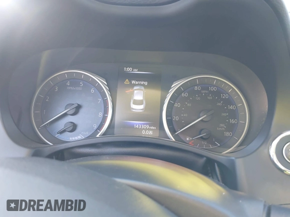 2014 Infiniti Q50 Hybrid Sport with VIN JN1AV7AP5EM690406, listed as a IAAI auction lot 41306387 with 143,309 mi miles and . Bid and sale history available at DreamBid. Image 7.
