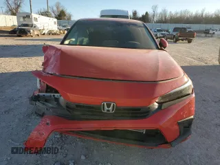 2024 Honda Civic Sedan Touring with VIN 2HGFE1F96RH321560, listed as a Copart auction lot 87313714 with 0 mi miles and Salvage Title. Bid and sale history available at carsss.com. Image 5.