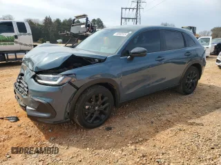 2024 Honda HR-V Sport with VIN 3CZRZ1H51RM743807, listed as a Copart auction lot 49082065 with 12,967 mi miles and Salvage Title. Bid and sale history available at carsss.com. Image 1.