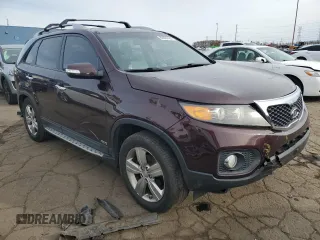2012 Kia Sorento EX with VIN 5XYKUDA21CG201442, listed as a Copart auction lot 80690424 with 103,040 mi miles and Salvage Title. Bid and sale history available at carsss.com. Image 4.