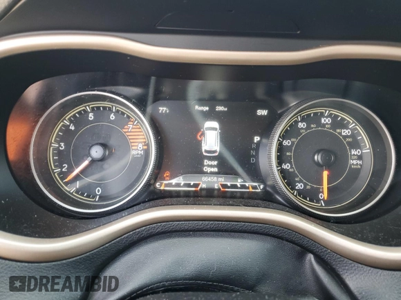 2016 Jeep Cherokee Limited z VIN 1C4PJMDS5GW209420, wystawiony jako Copart lot #56949005 z przebiegiem 66 458 mil mil oraz Szkoda całkowita • Salvage title. Historia ofert i sprzedaży dostępna na DreamBid. Obrazek 9.
