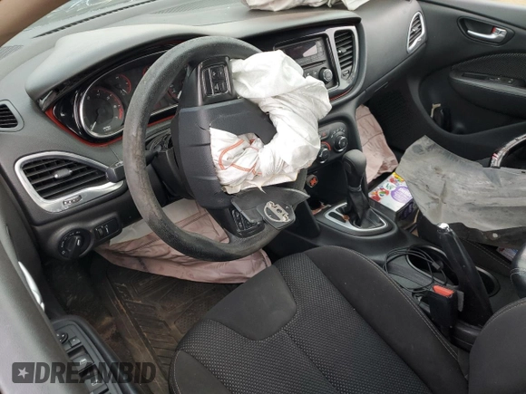 2015 Dodge Dart SXT with VIN 1C3CDFBB3FD315268, listed as a Copart auction lot 51171935 with 0 mi miles and Salvage Title. Bid and sale history available at carsss.com. Image 8.