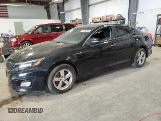 2015 Kia Optima LX with VIN 5XXGM4A72FG480183, listed as a Copart auction lot 54328475 with 116,443 mi miles and Clean Title. Bid and sale history available at carsss.com. Image 1.
