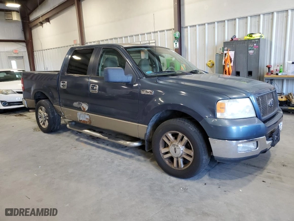 2005 Ford F-150 XLT with VIN 1FTPW12575FA40897, listed as a Copart auction lot 49133655 with 192,370 mi miles and Salvage Title. Bid and sale history available at carsss.com. Image 4.